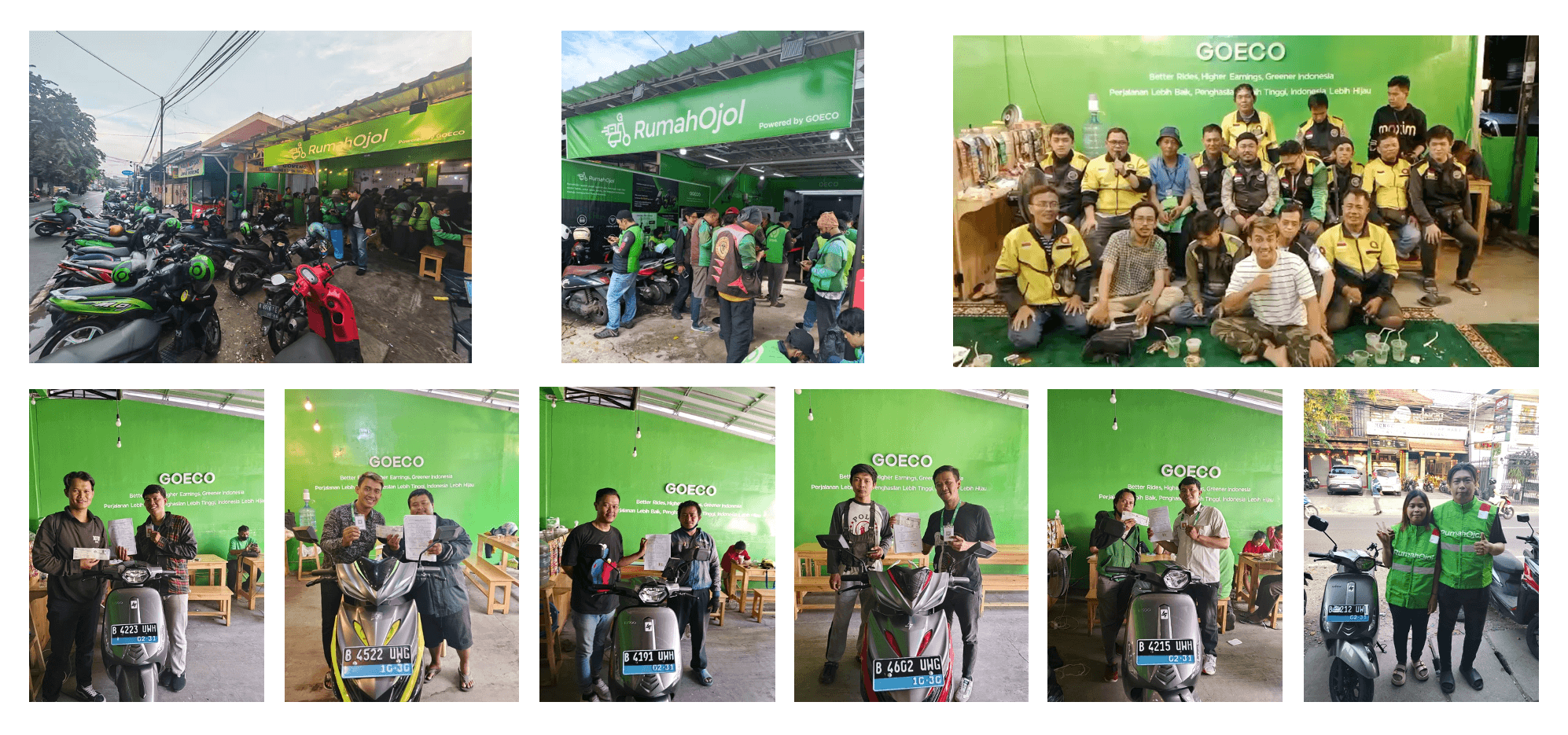 RumahOjol service center in Indonesia